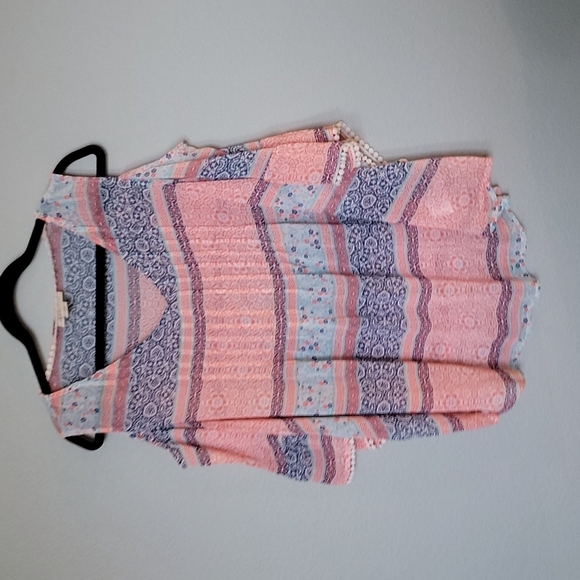 Style & Co plus floral cold shoulder sheer blouse 2X - Picture 8 of 8